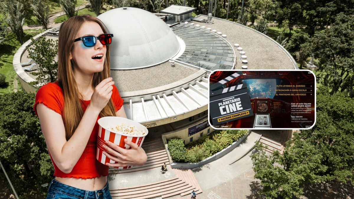 Películas del espacio en el Planetario de Bogotá.