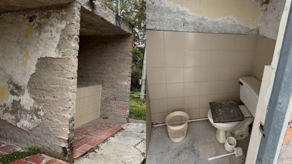 Baños deteriorados en colegio rural de San Gil