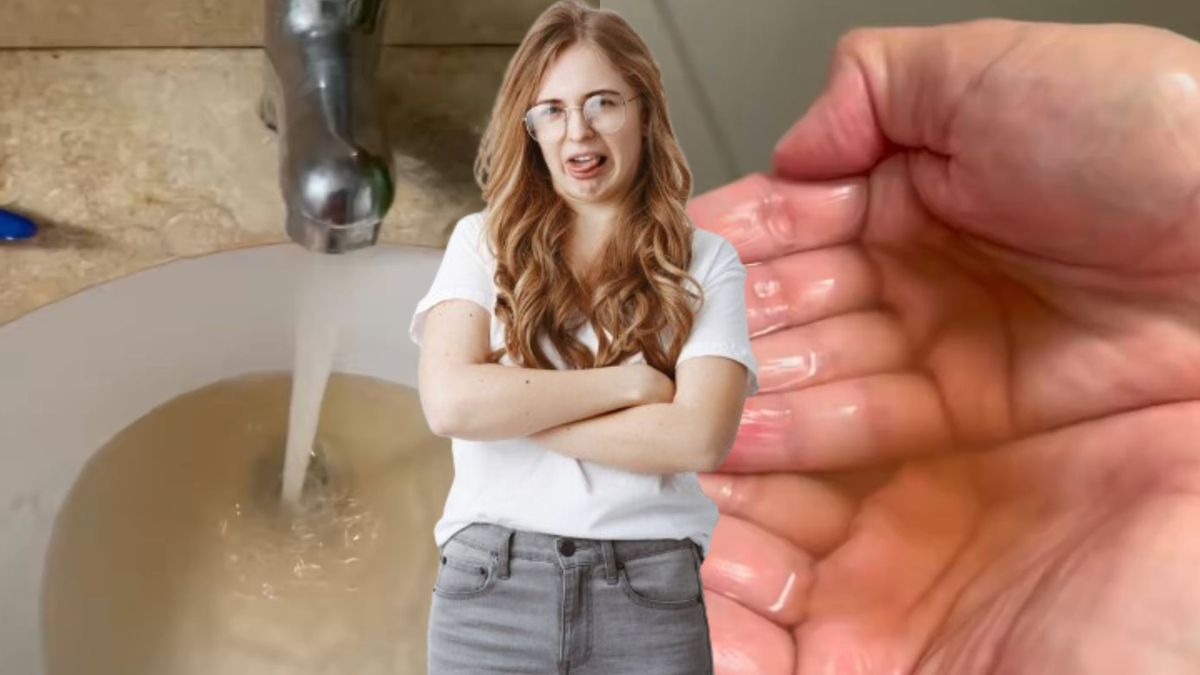 Agua amarilla en Bogotá - mujer molesta