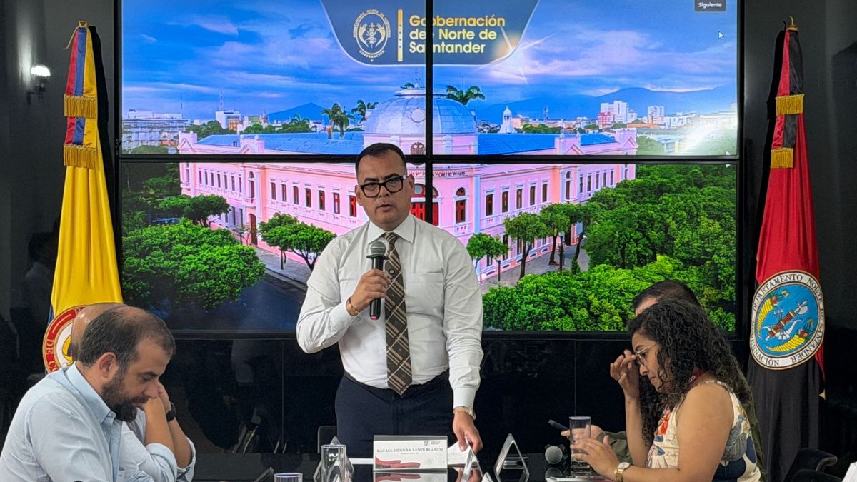 Rafael Hernán Sanín Blanco, gobernador (e) de Norte de Santander