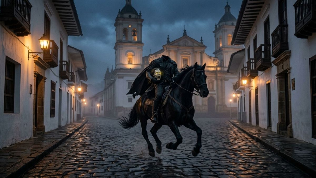 La historia del Jinete sin cabeza en Popayán