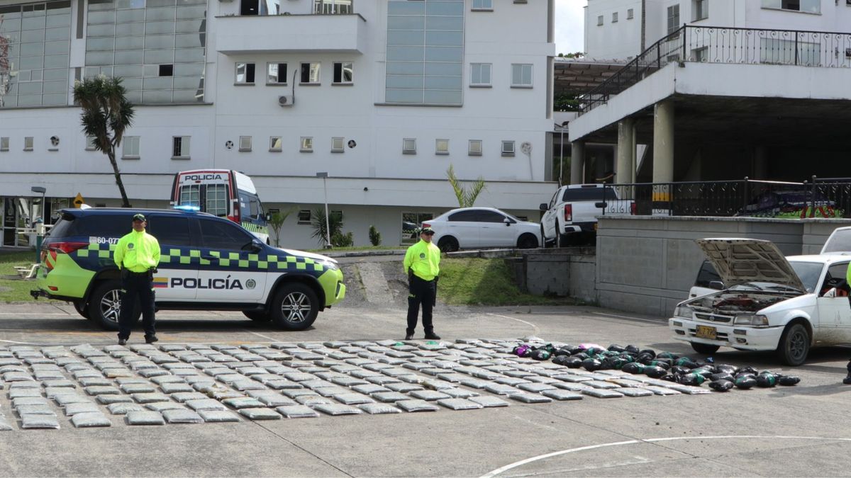 Incautación de droga en Pereira