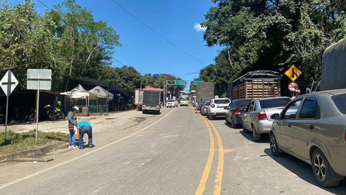 Bloqueo via Pamplona-Cúcuta