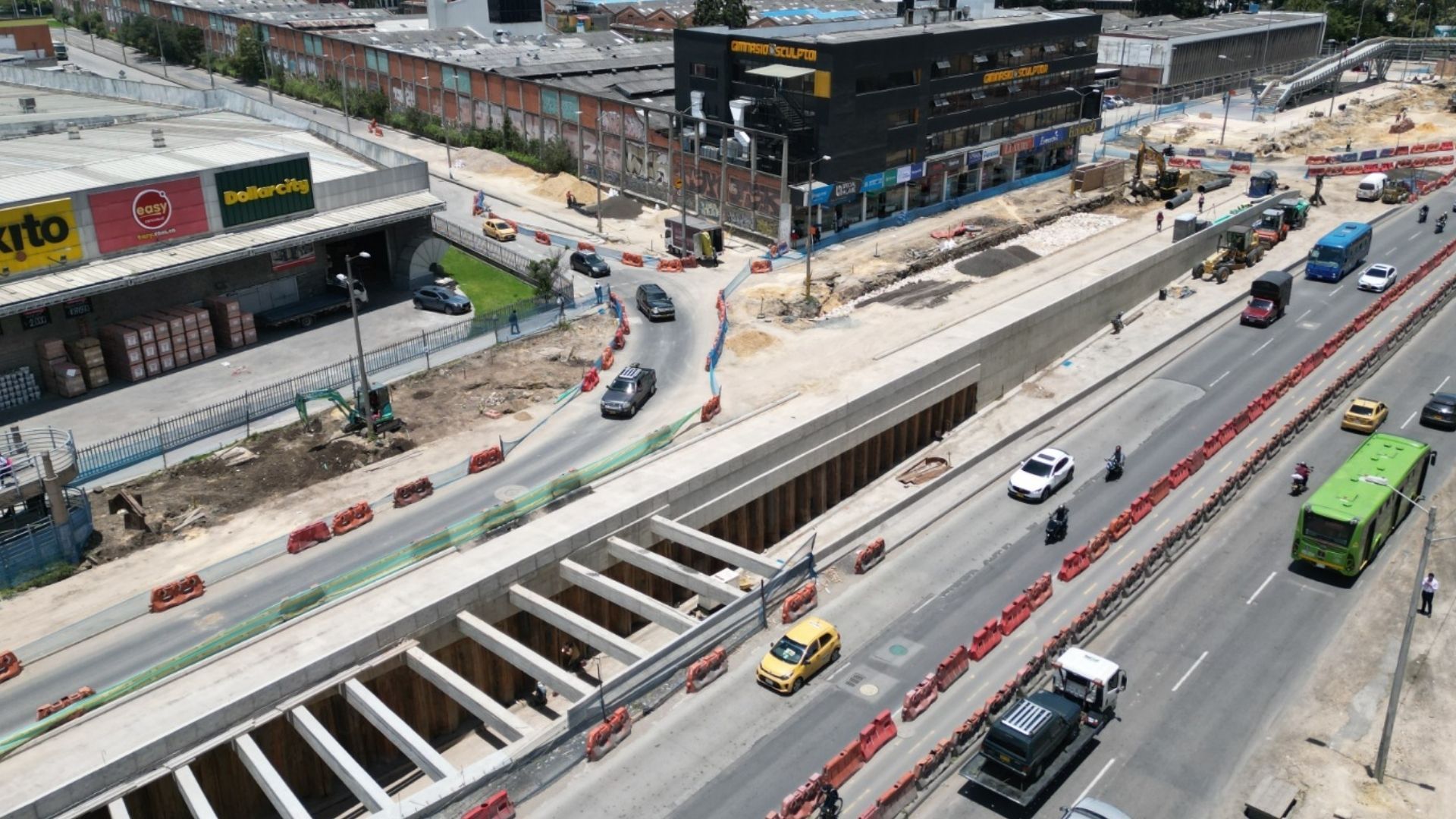 Deprimido de la avenida 68 con Américas