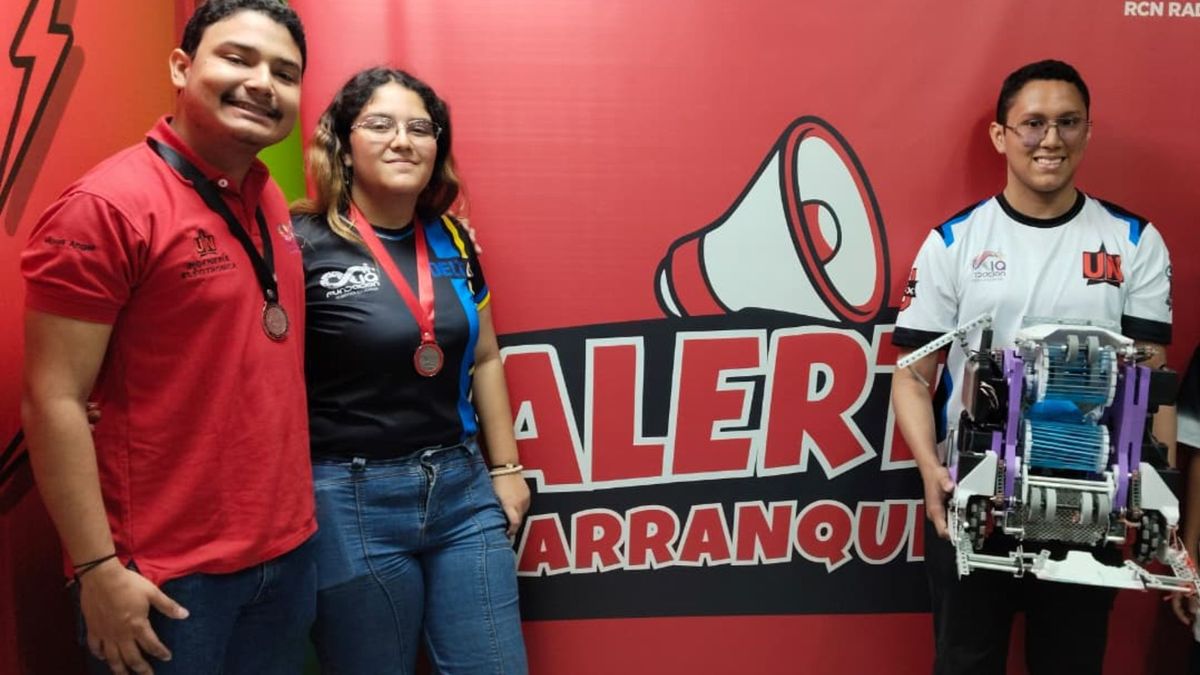 Robot diseñado por estudiantes barranquilleros