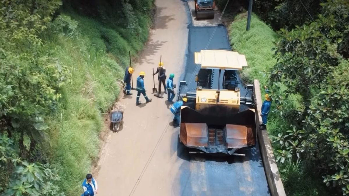 Obras vía Bucaramanga - Soto Norte