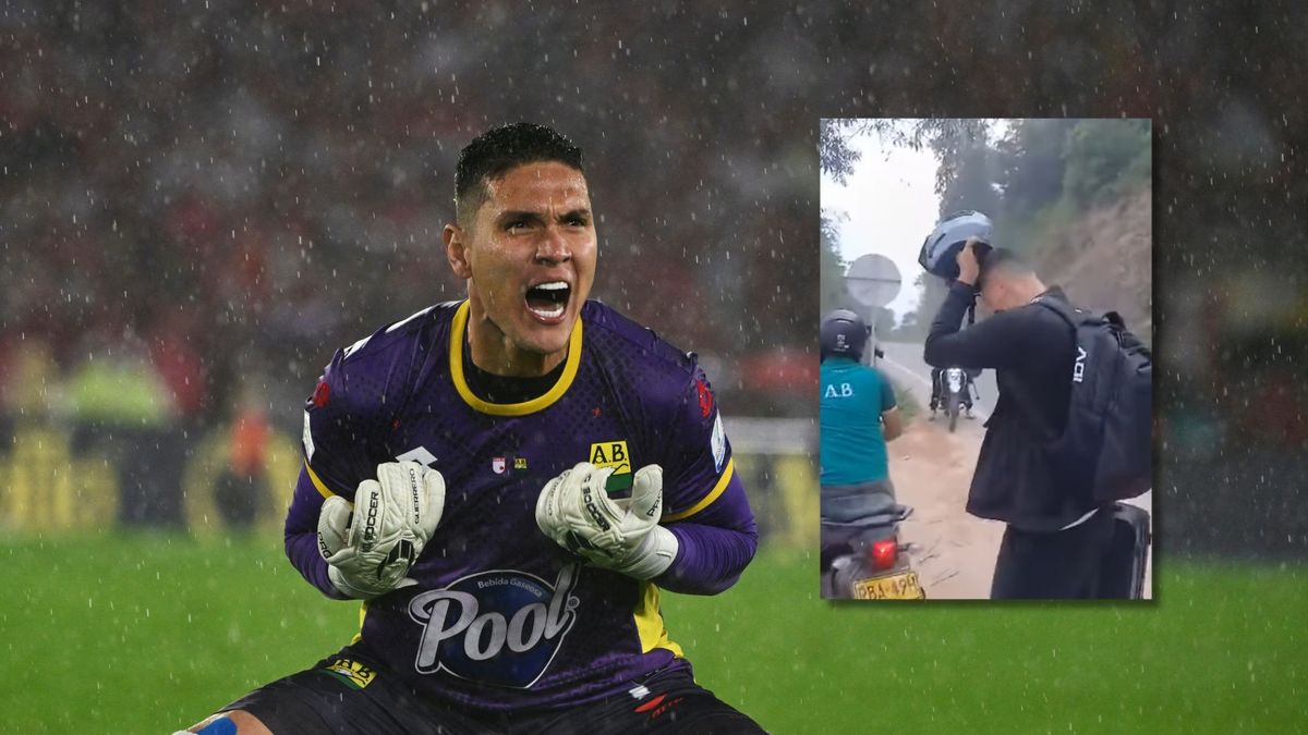 Aldair Quintana montando en mototaxi