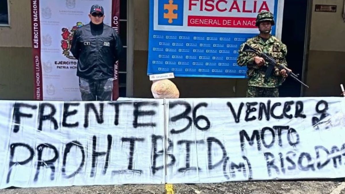 Explosivo encontrado a las disidencias en Antioquia