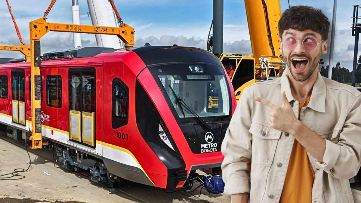 Metro de Bogotá avanza firme: ya llegó el noveno tren.