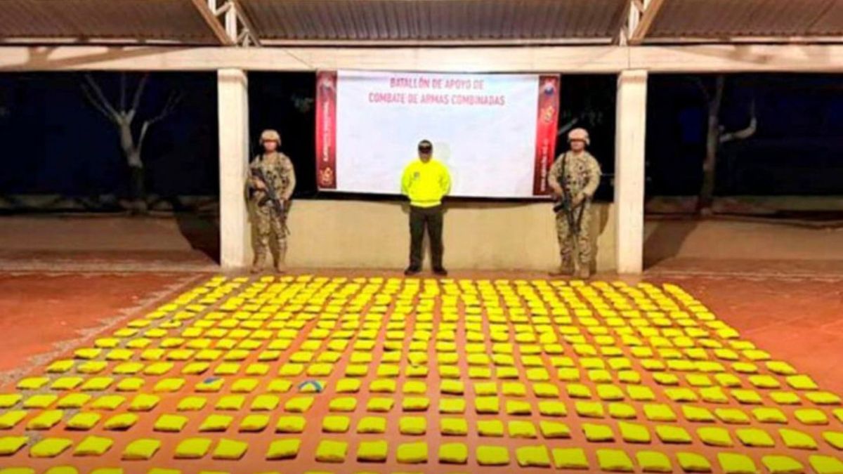 Droga decomisada en Maicao, La Guajira