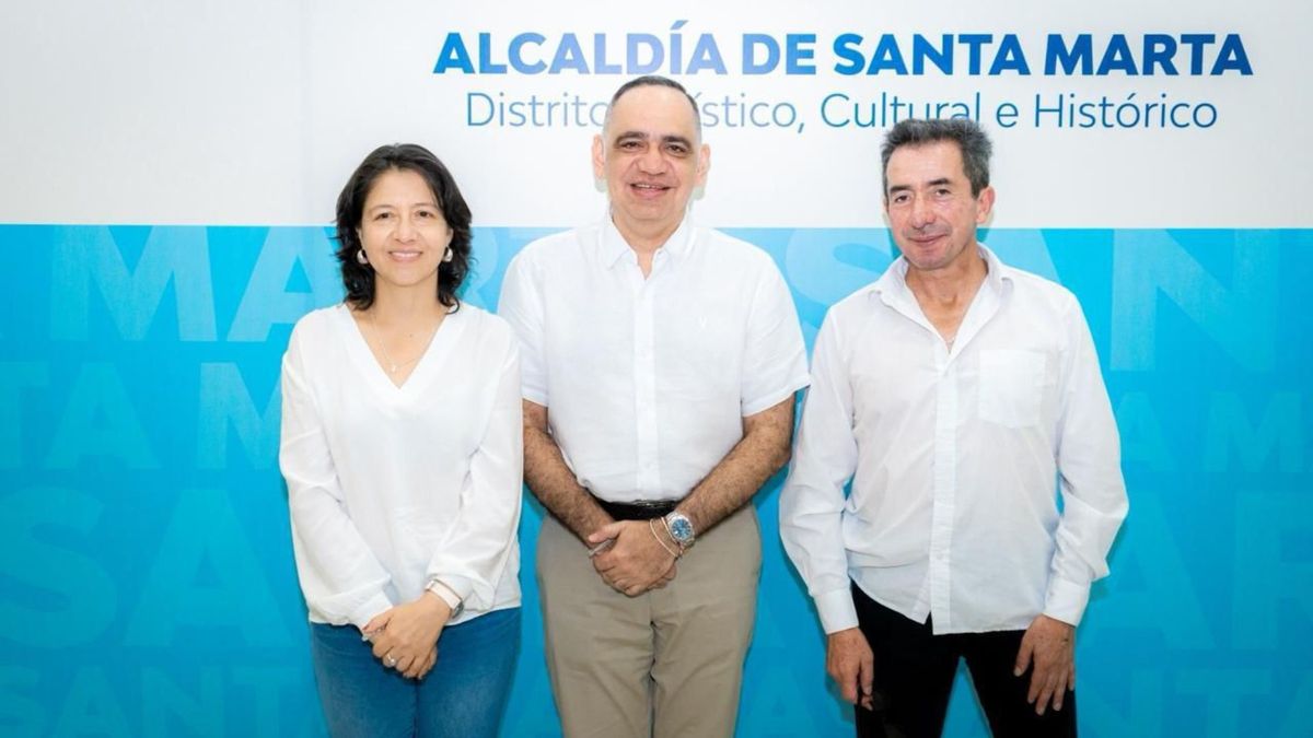 Reunión entre la viceministra de Vivienda y alcalde de Santa Marta
