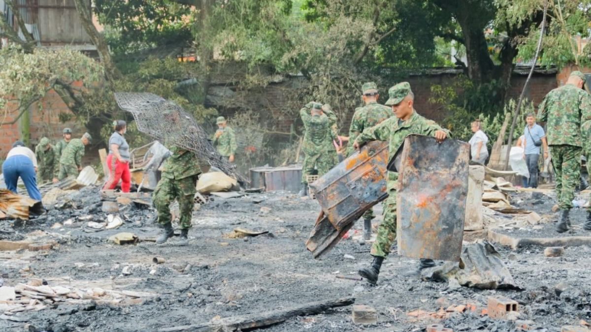 Incendio en Álamos en Ibagué | Emergencia | Incendio forestal