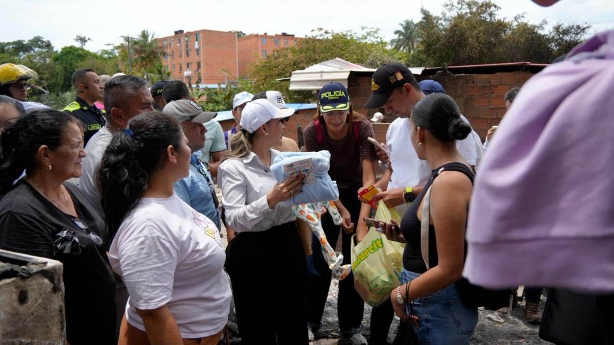 Johana Aranda, en el punto de tragedia de Ibagué