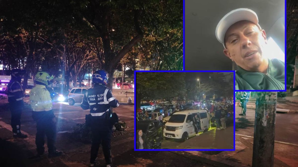 Caos en el centro de Bogotá por evento no autorizado de automóviles