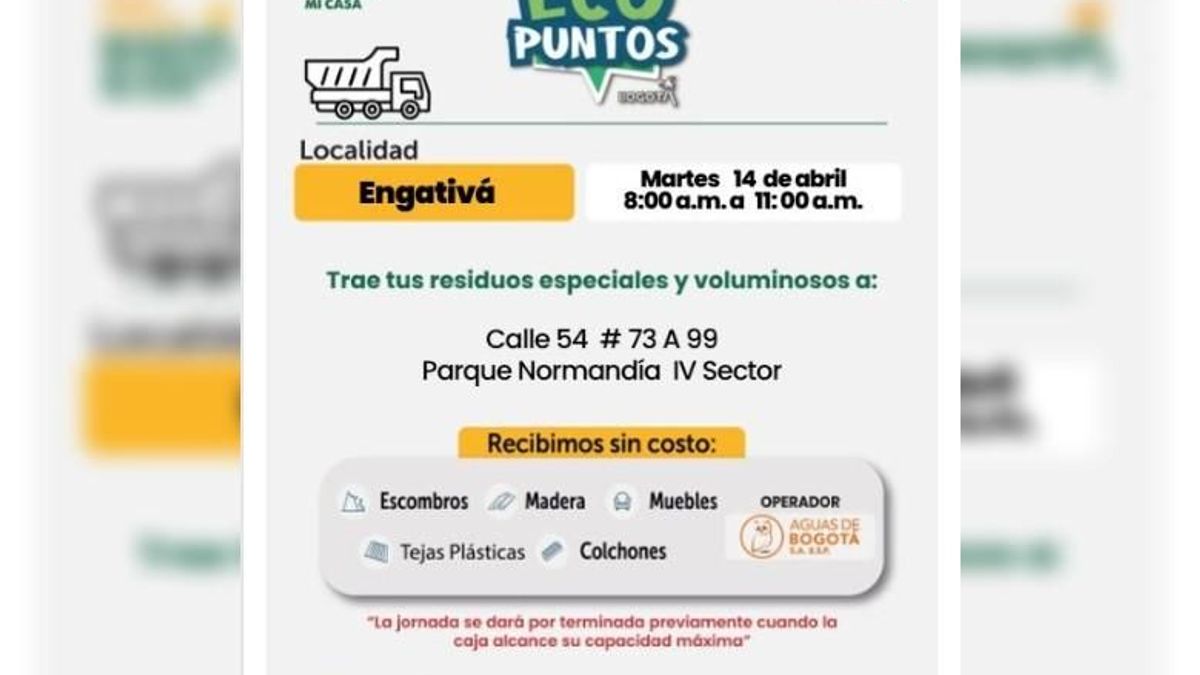Ecopuntos en Bogotá: saque escombros gratis y deje limpio su barrio