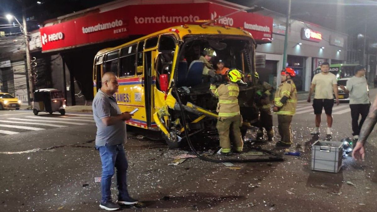 Accidente en Medellín