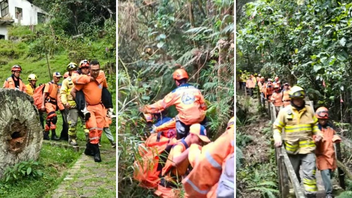 Primeras imágenes de los desaparecidos en Monserrate: así los encontraron