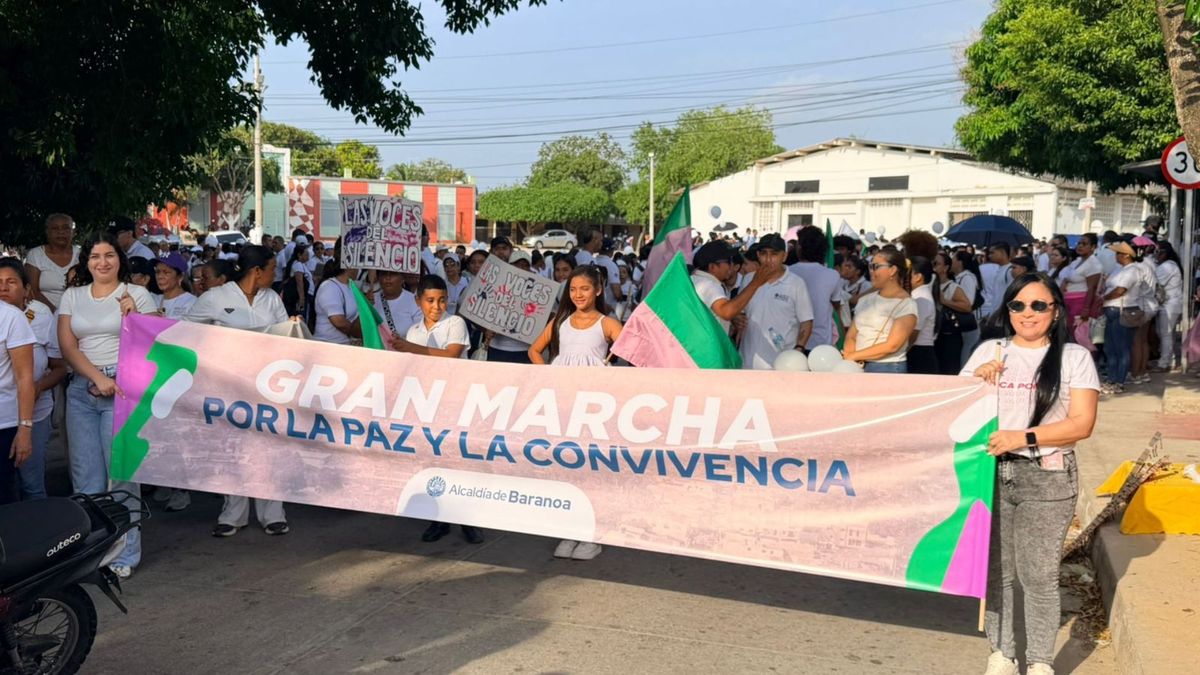 Marcha en Baranoa. Atlántico