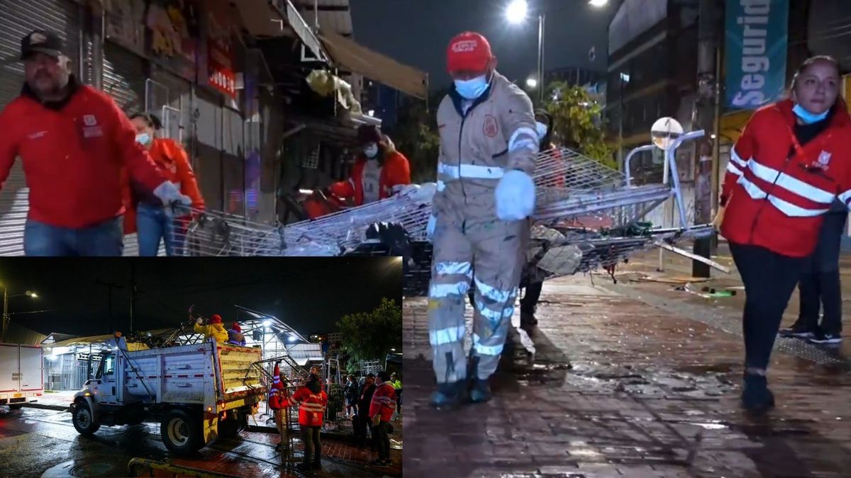 Centro de Bogotá con cara nueva por barrida en San Victorino