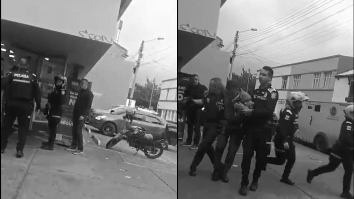 Robo en el OXXO de Palermo, en Bogotá