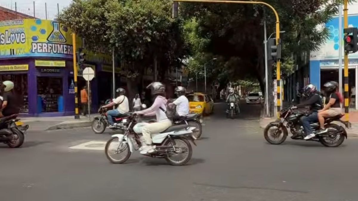 Motos en vías de Cúcuta