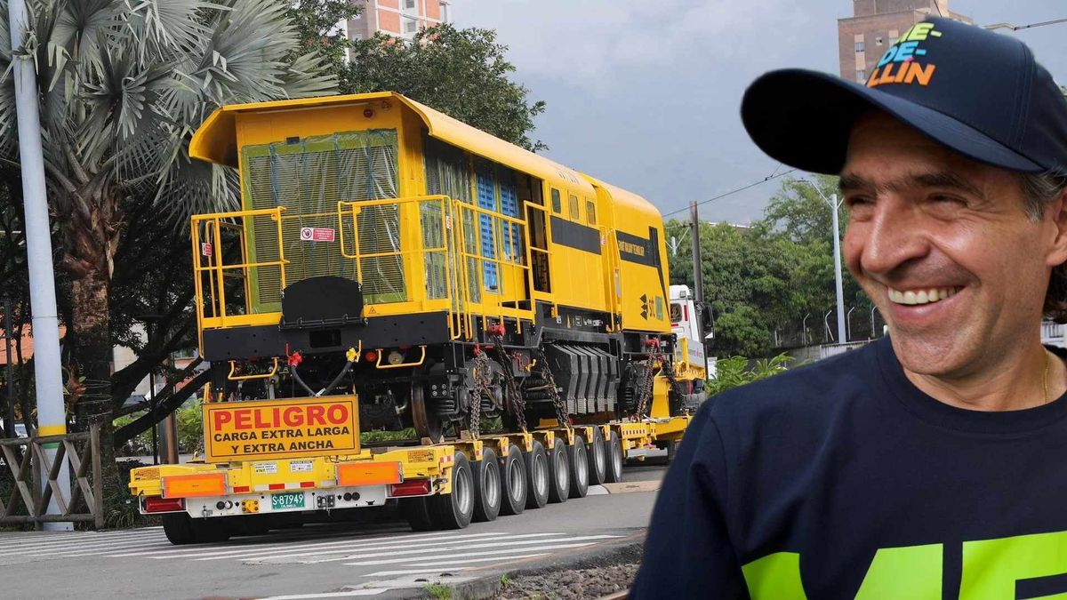 Nueva reperfiladora del Metro de Medellín