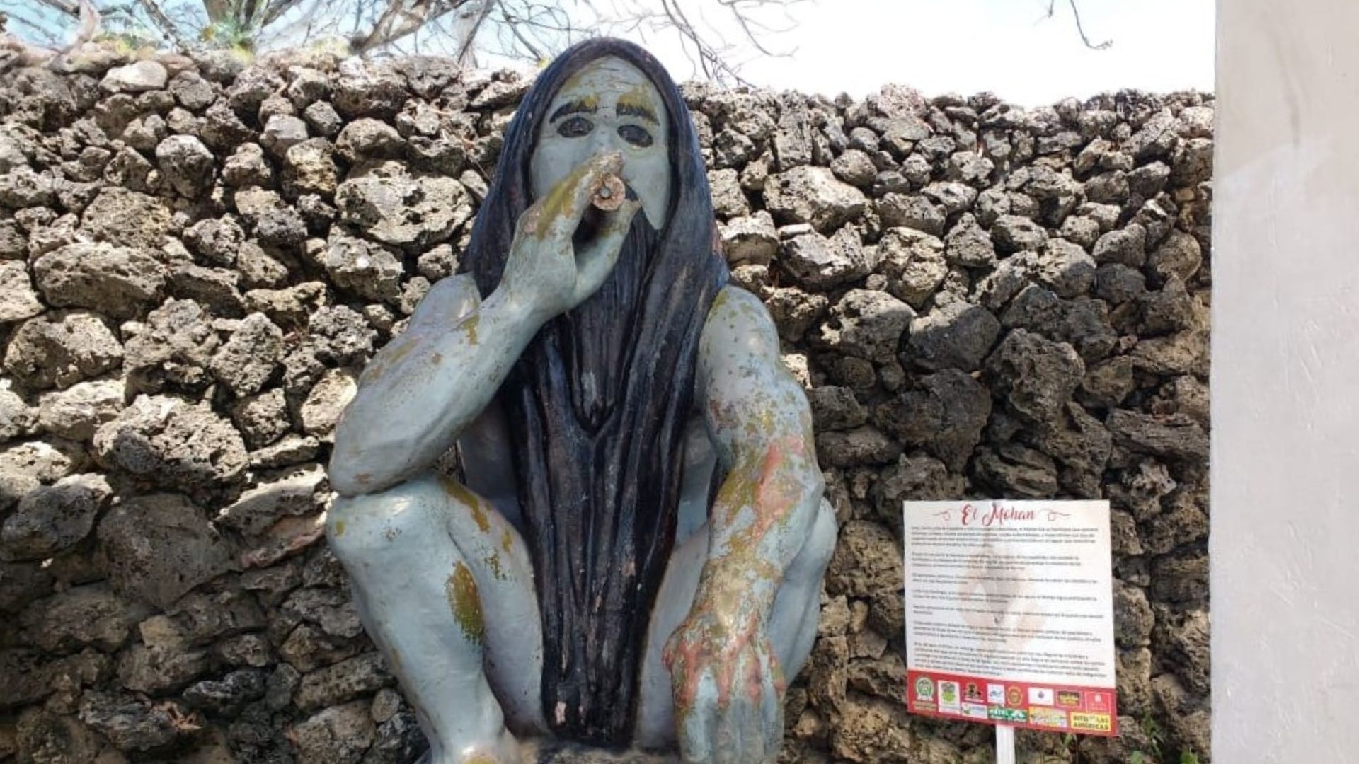 El Mohán en el Parque Mitológico de El Espinal