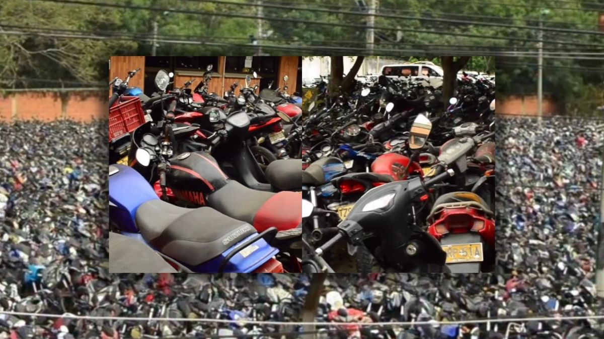 Motocicletas inmovilizadas en Bucaramanga
