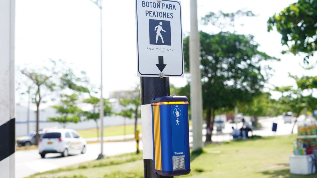 Botones peatonales