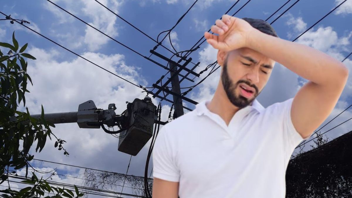 Técnicos de Afinia - hombre con calor