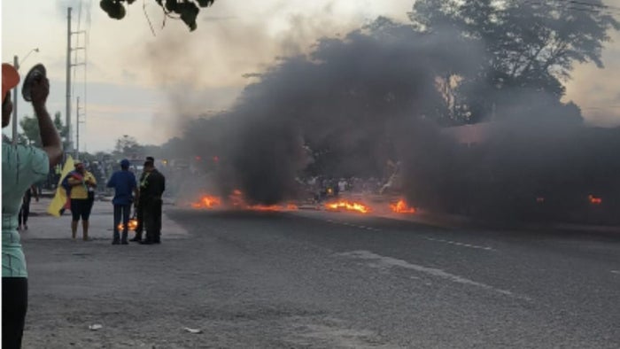 Barrio al sur de la capital de Bolívar