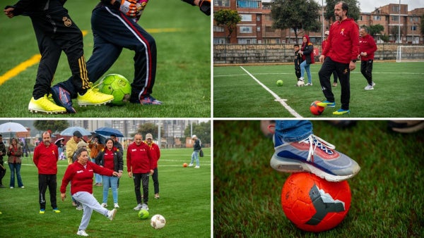 Vecinos de Usme estrenaron cancha sintética: quedó como nueva y lista pa’ jugar