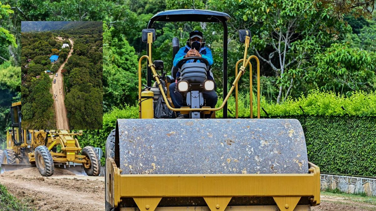 Cundinamarca arregla vía para sacar producción del campo