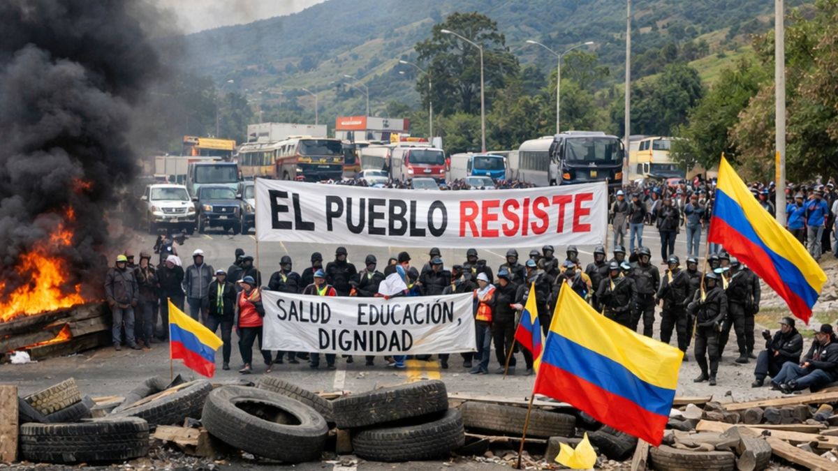 Protestas en Colombia (imagen de referencia)