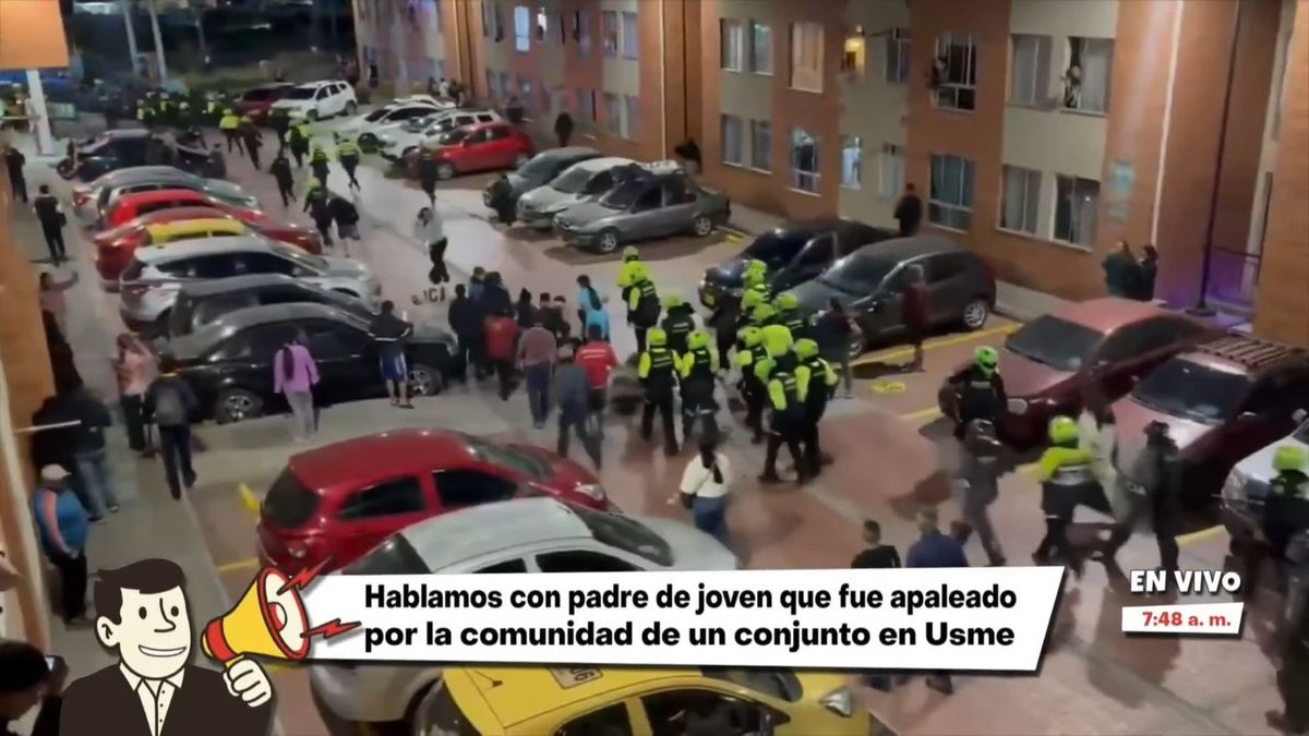 Imágenes del intento de linchamiento en Usme
