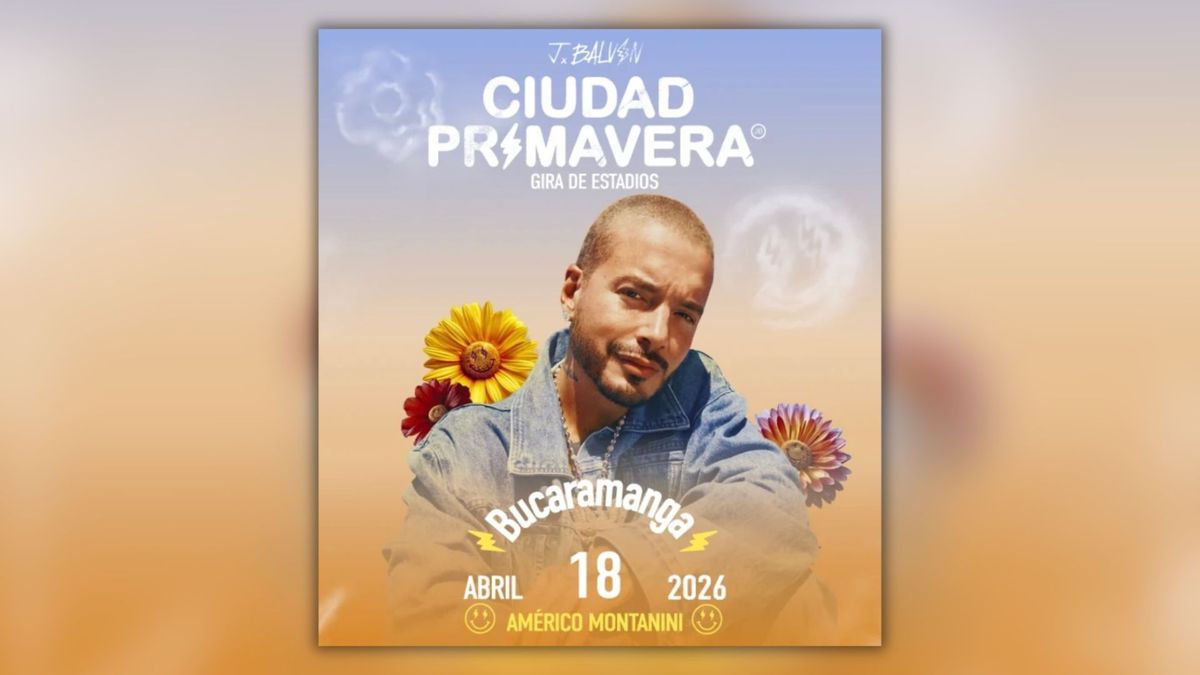 Concierto J Balvin Bucaramanga 2026