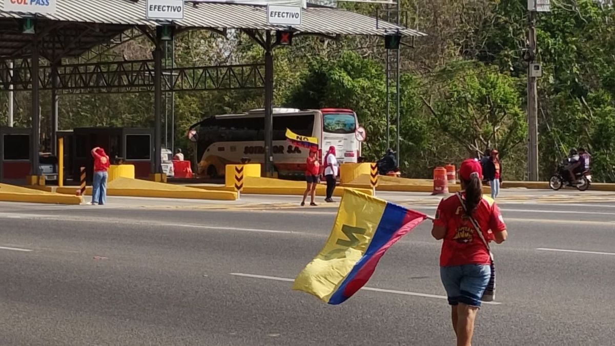 Protesta en peaje de Turbaco, Cartagena