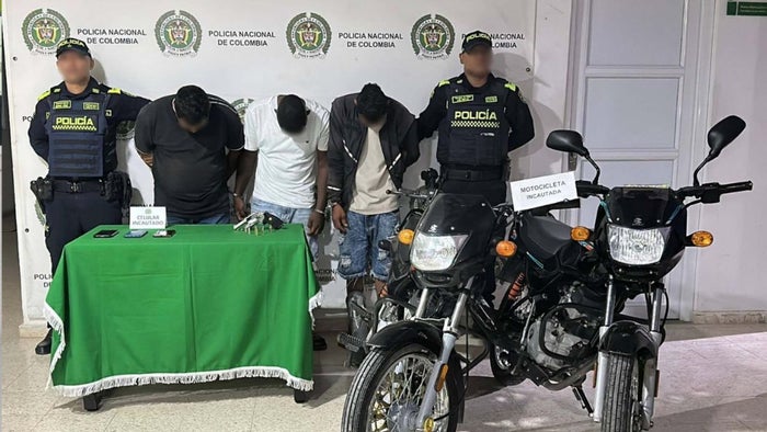 Capturados en Cartagena