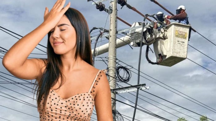 Técnicos de Afinia - mujer con calor