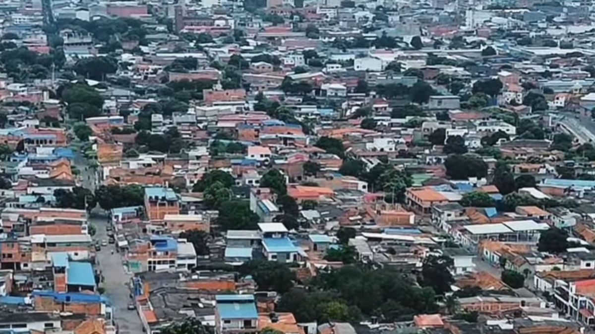 Vista aérea de Cúcuta