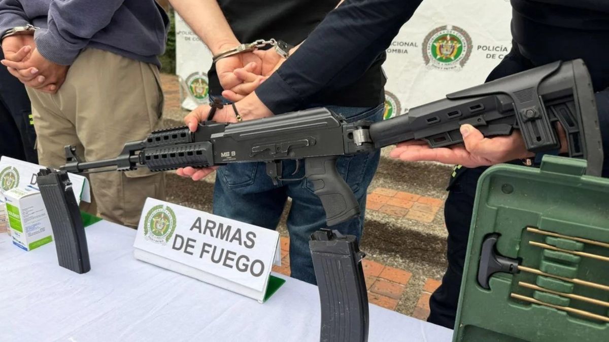 Fusil traumático modificado