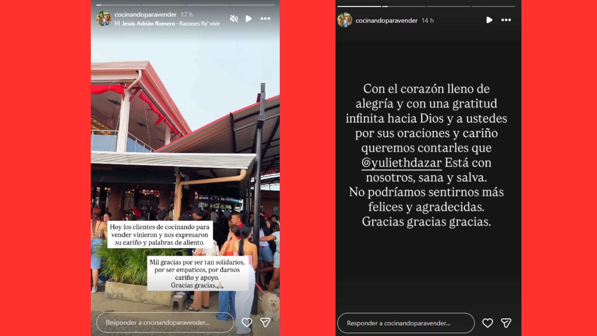 Liberación de Yulieth Daza y pronunciamiento de la familia