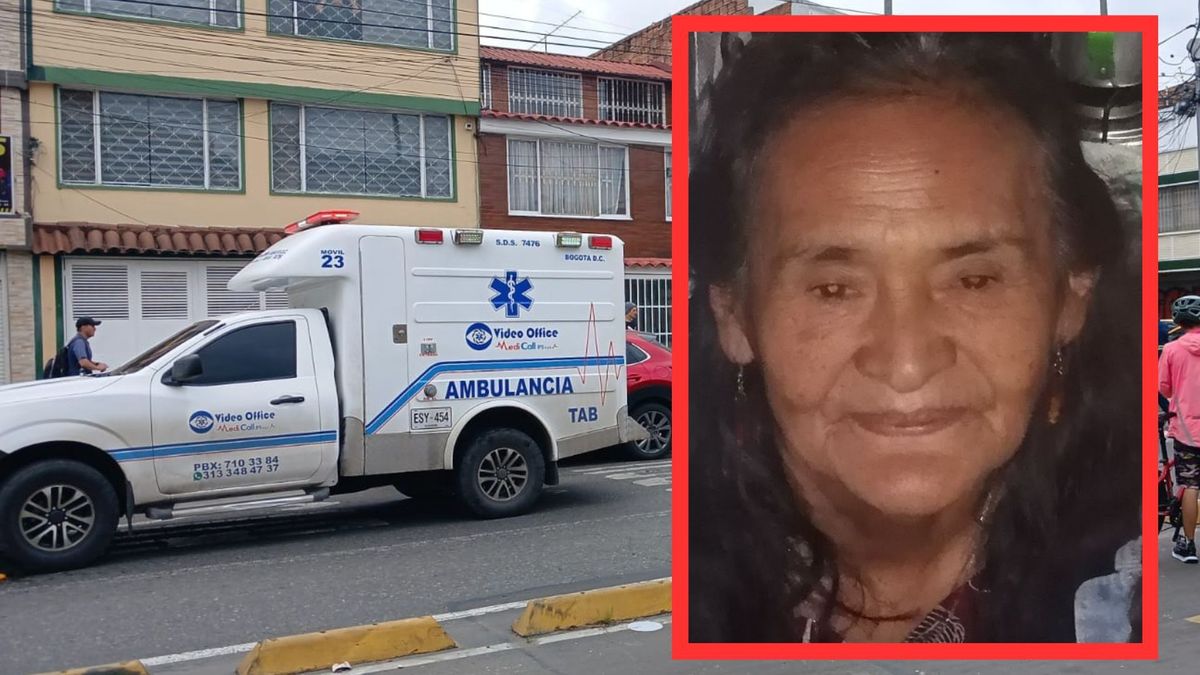 Mujer golpeada por una llanta - ambulancia