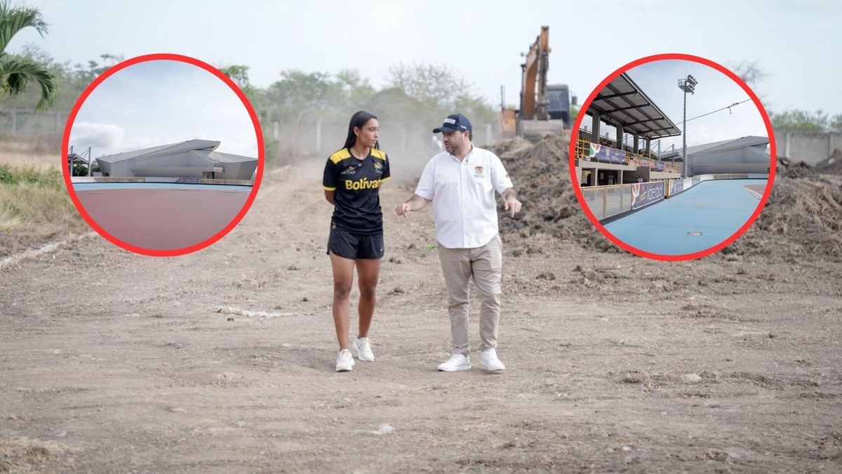 Obras de modernización del Complejo Deportivo Rocky Valdez