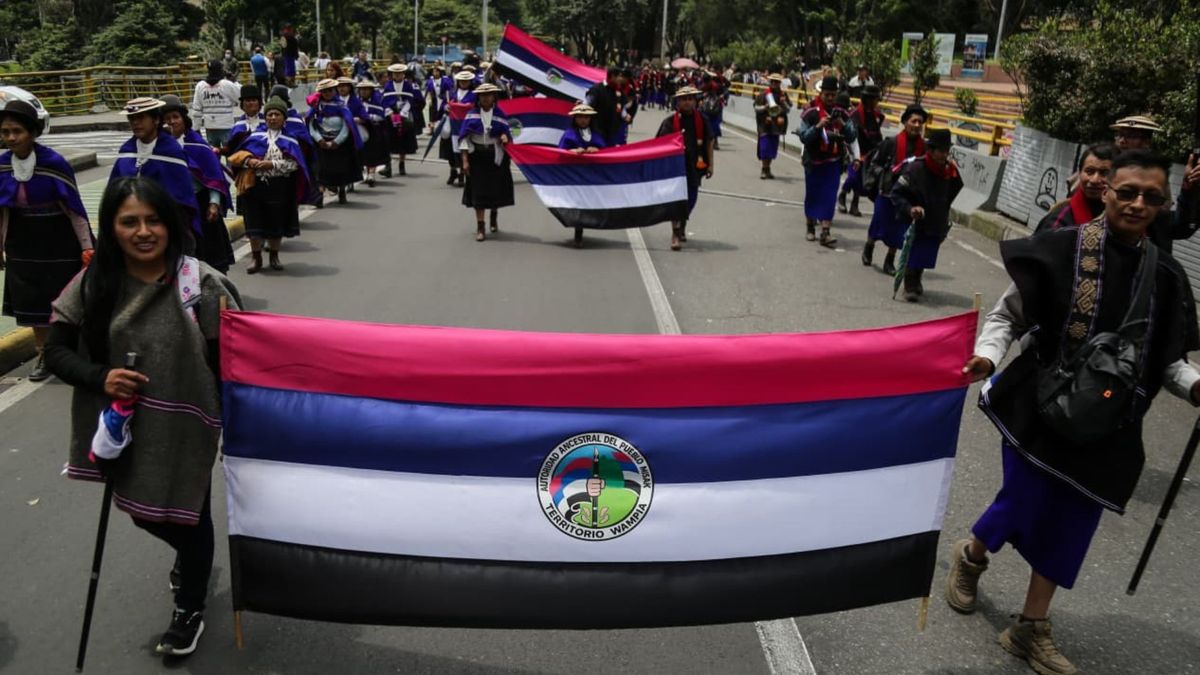 Protesta de Minga indígena
