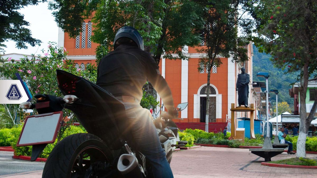 Operativos contra moteros en Génova, Quindío
