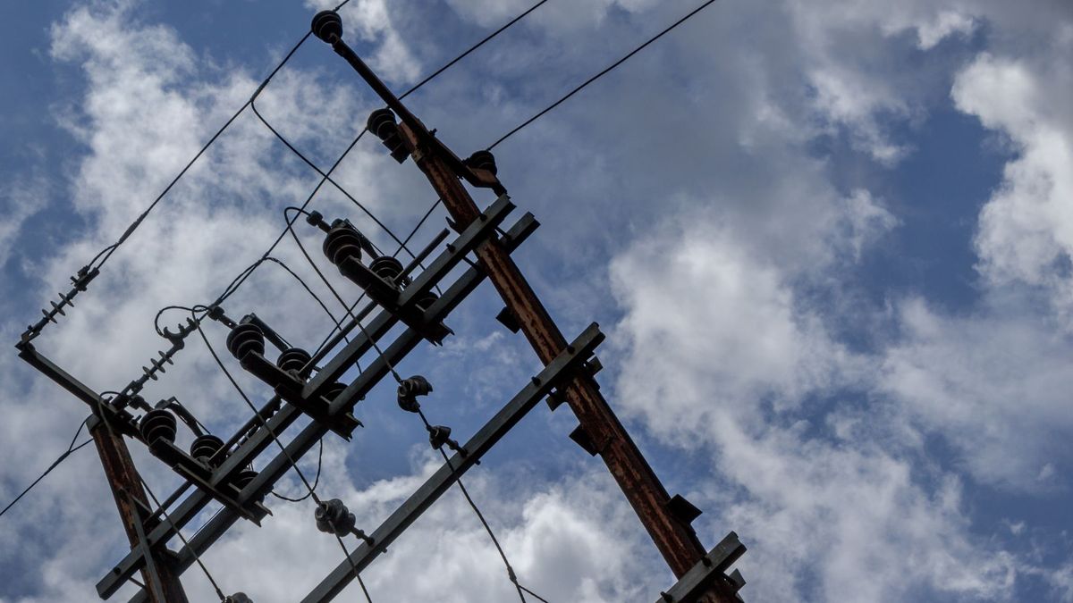 Postes de la red eléctrica