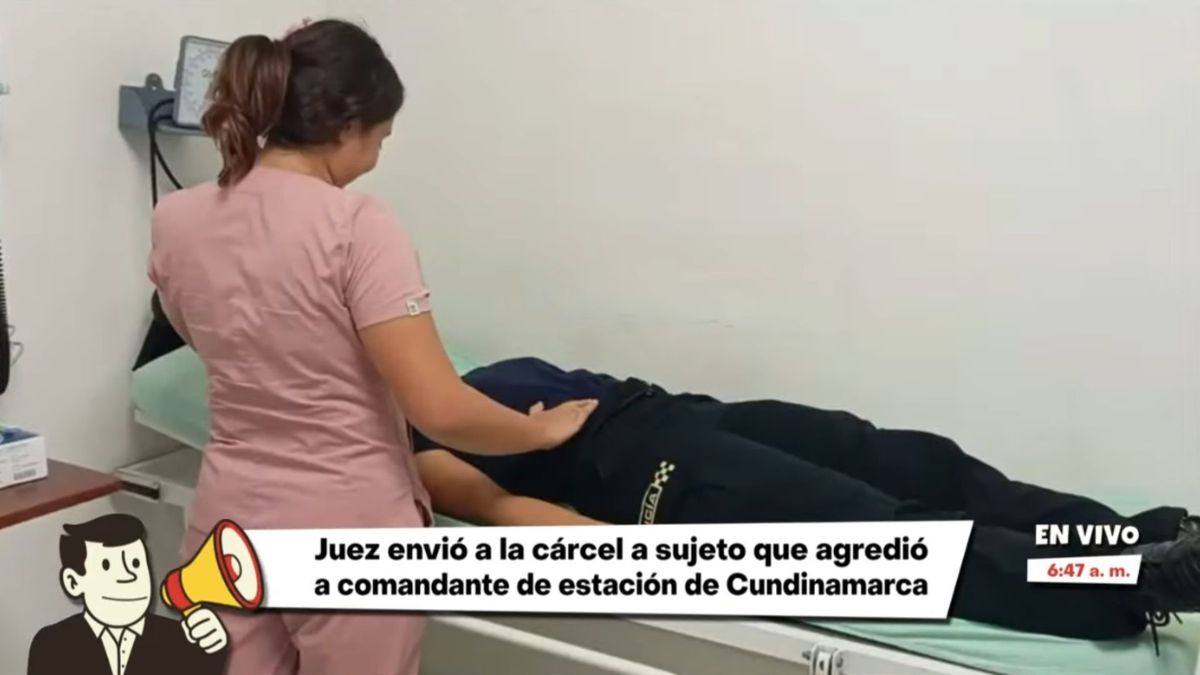 Comandante de la estación del municipio de El Colegio, Cundinamarca, que fue agredida