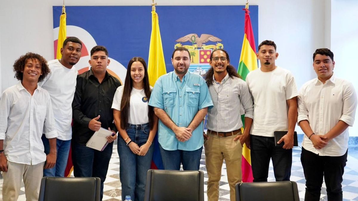 Encuentro de la gobernación con jóvenes de Bolívar