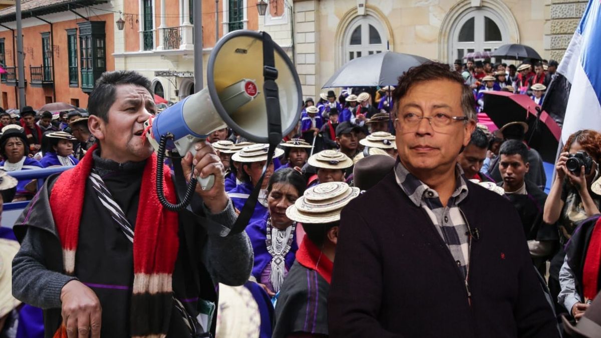 Misak se tomó Bogotá indígenas presionan a Petro por tierras